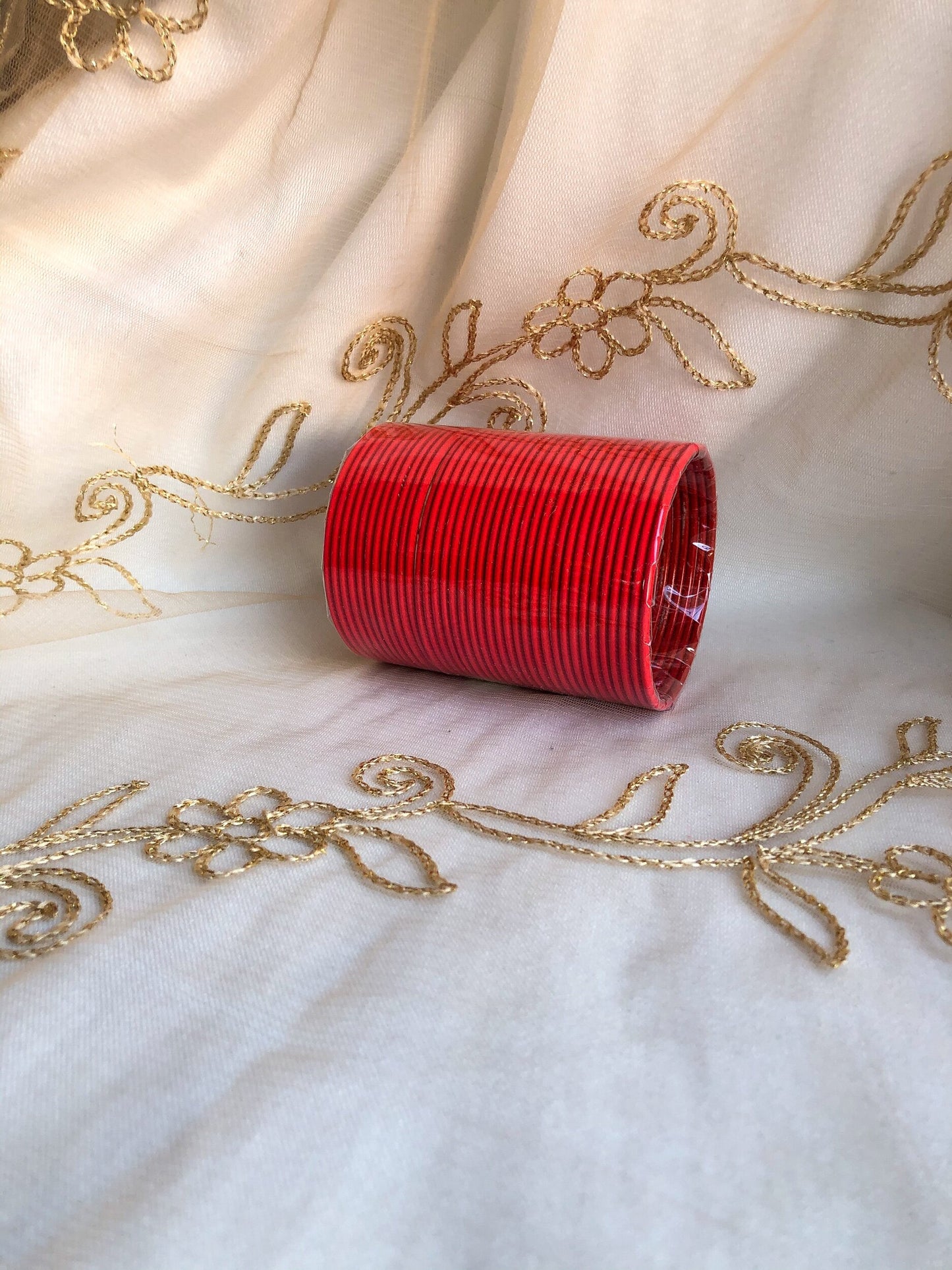 ‘Red’ Plain Bangle Pack