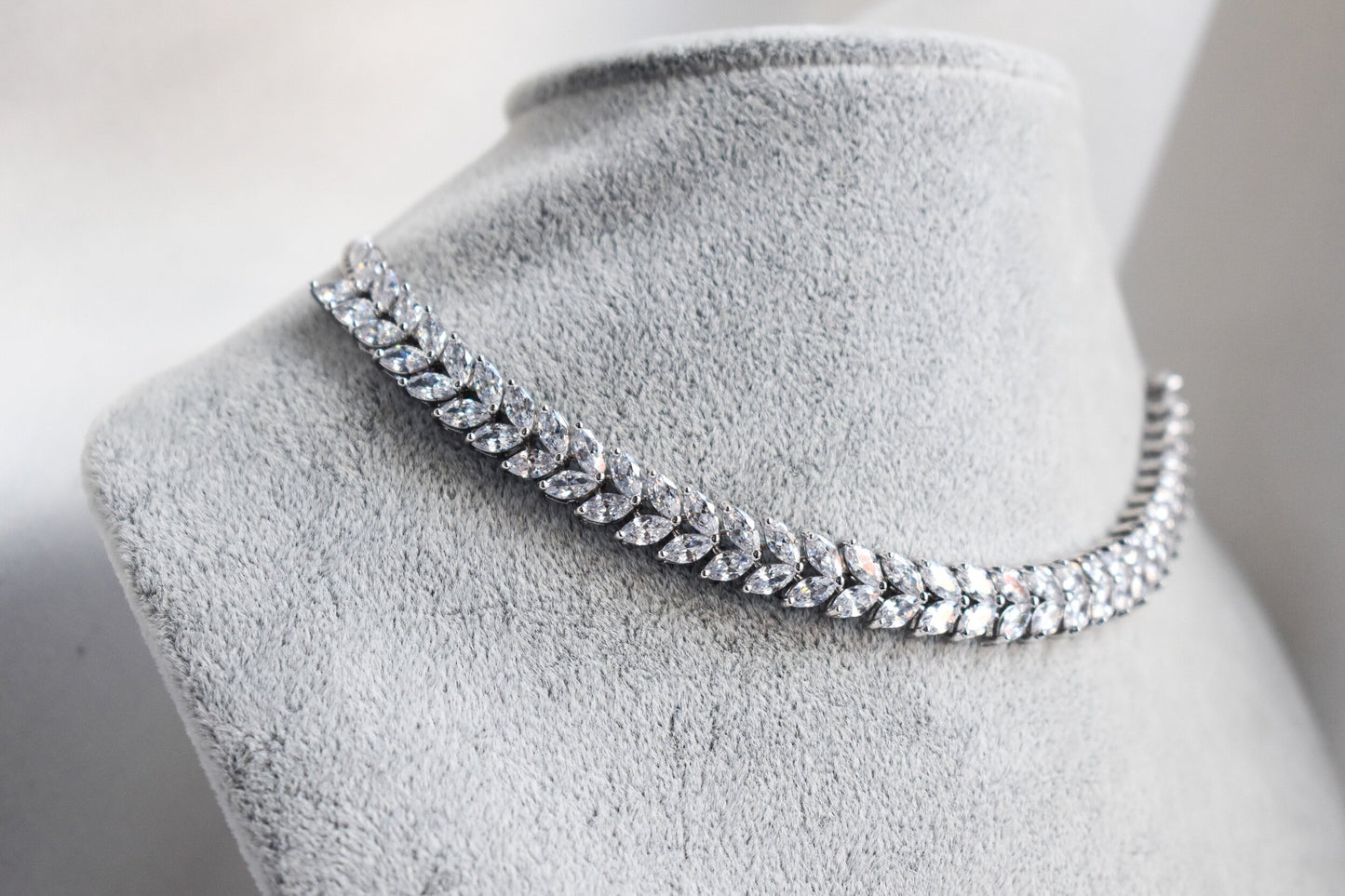 ‘Diana’ American Diamond Choker