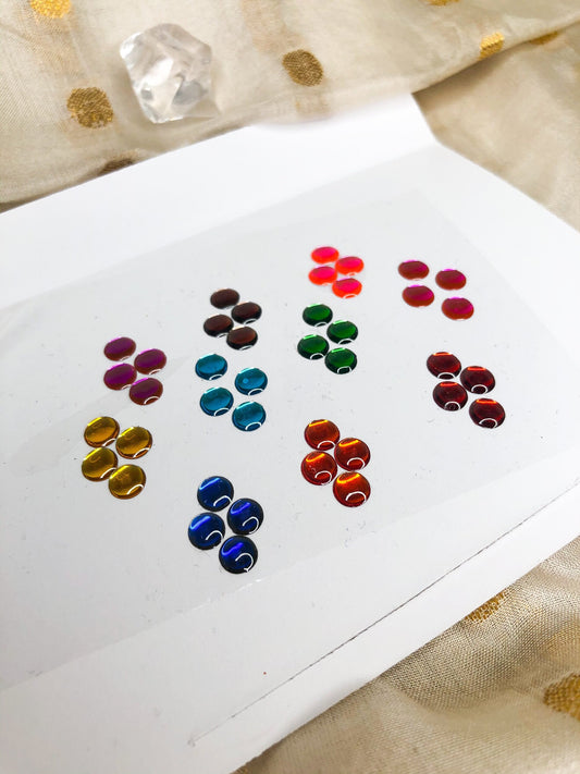 Multicolour Bindis 40 Pack