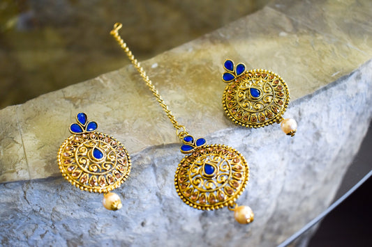 ‘Dolled Up’ Tikka Set - Navy