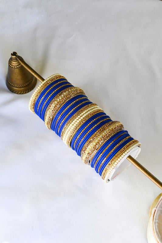 ‘Stargazing’ Bangle Set - Blue Orchid