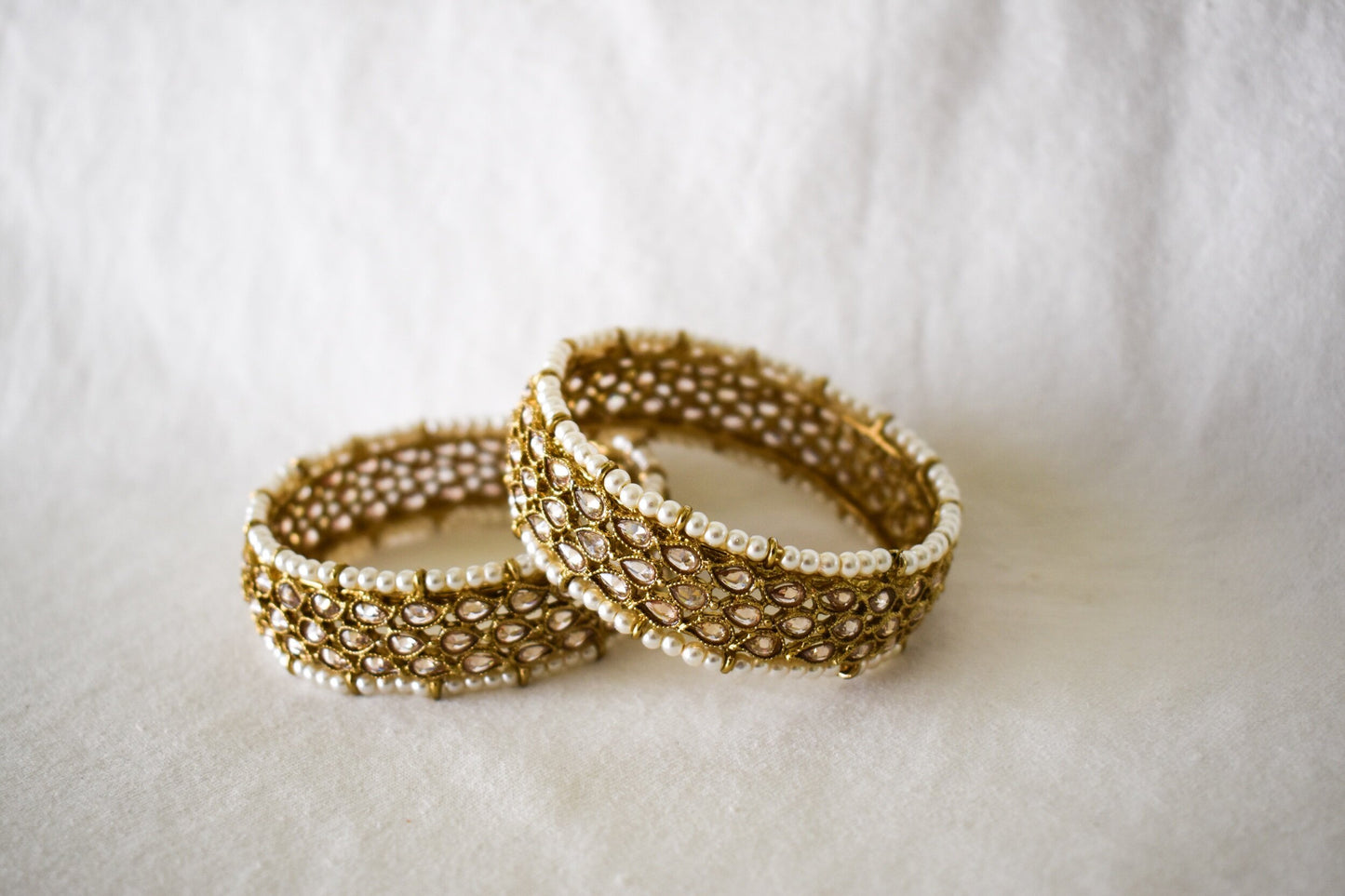 ‘Arm Candy’ Polki Bangle Pair