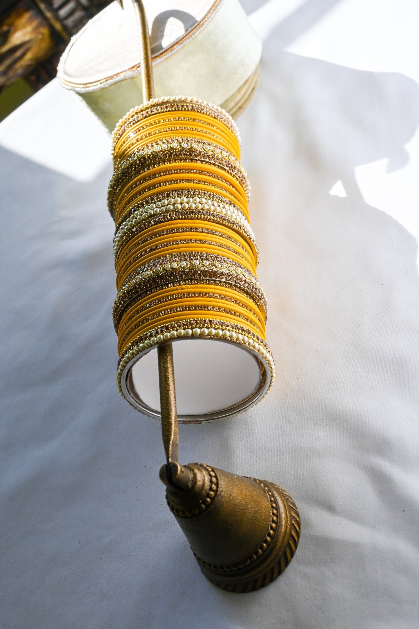‘Stargazing’ Bangle Set - Canary Yellow