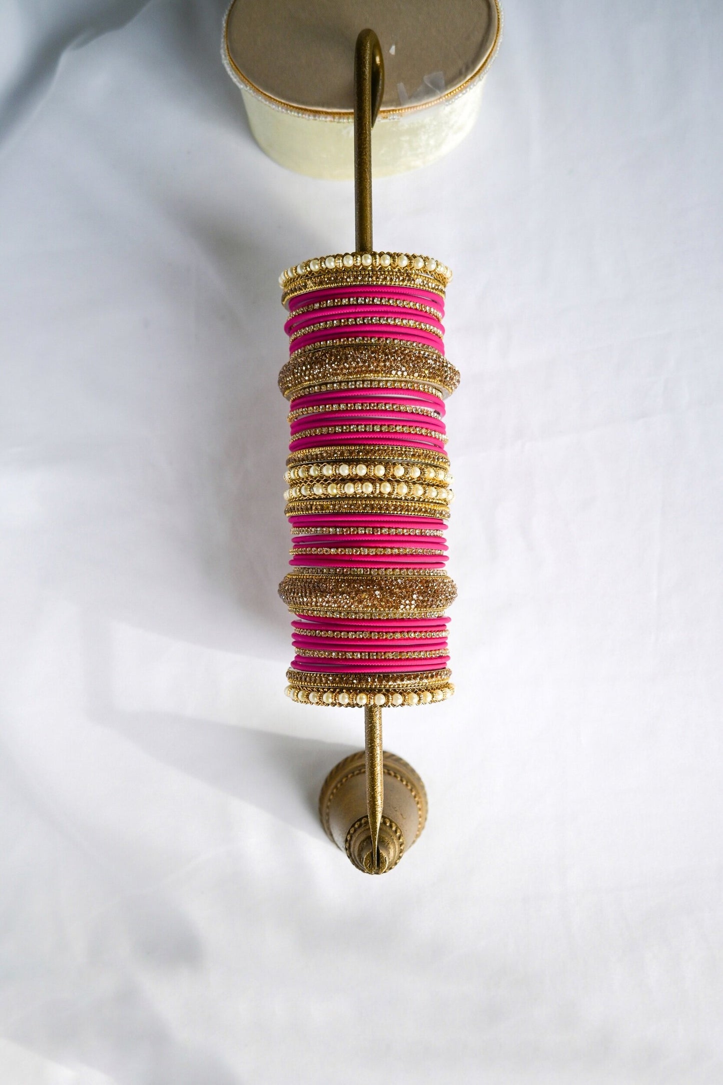 ‘Hermosa’ Bangle Set - Hot Pink