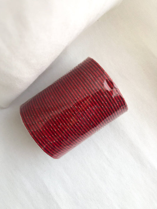 ‘Maroon’ Glitter Bangle Pack