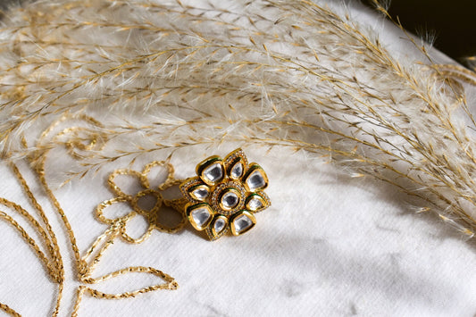 ‘Sachi’ Kundan Ring
