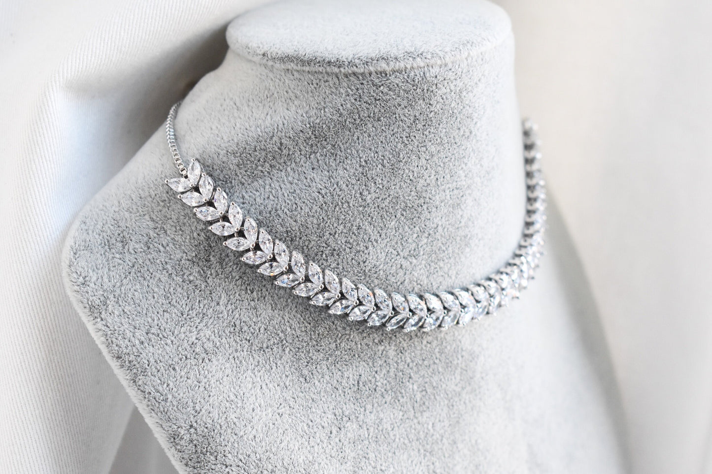 ‘Diana’ American Diamond Choker