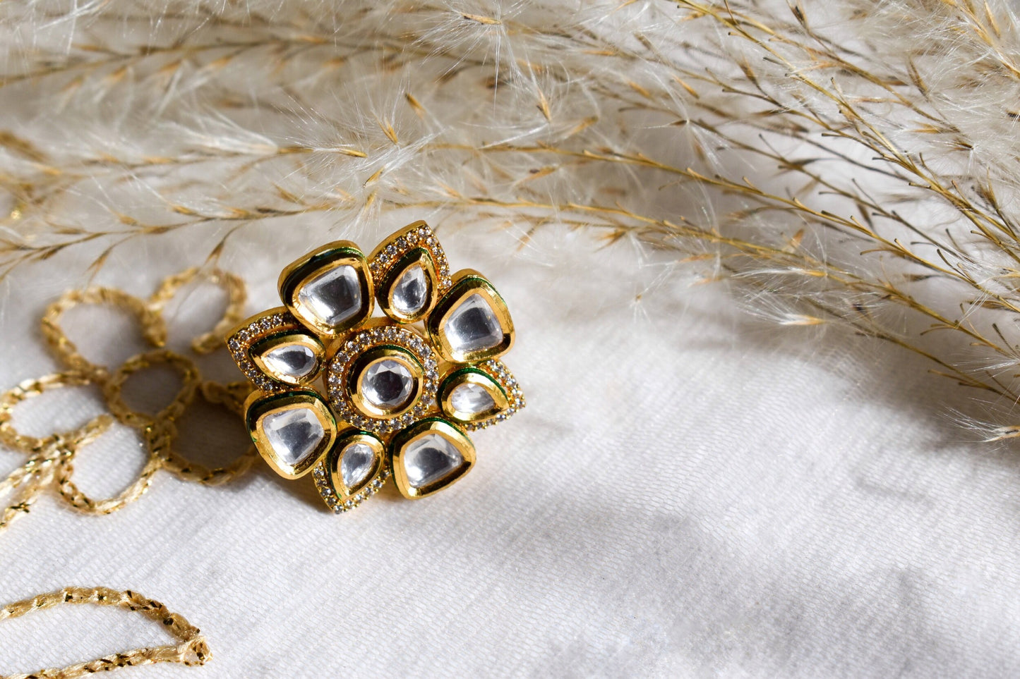 ‘Sachi’ Kundan Ring