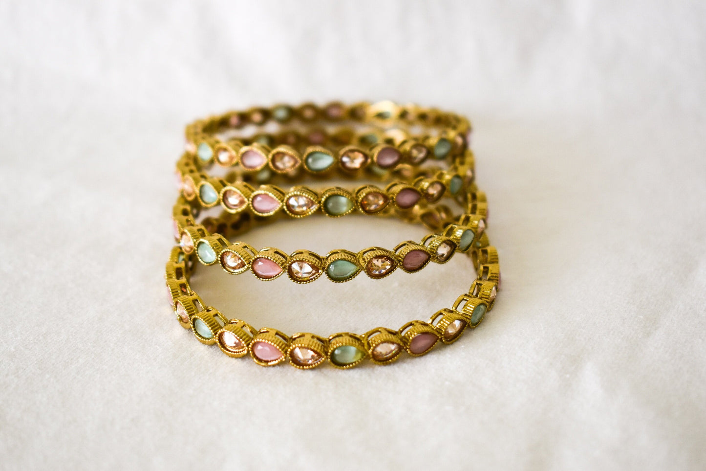 ‘Springing into Fashion’ Polki Bangles