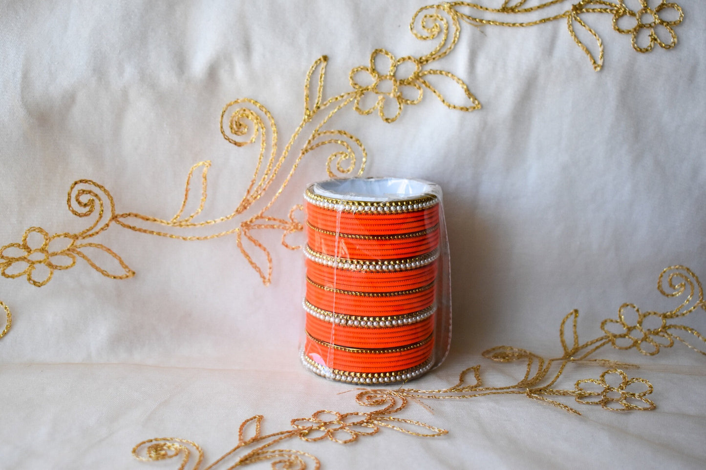 ‘Orange Soda’ Bangle Set