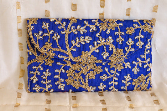 ‘Anoki’ Envelope Clutch - Royal Blue