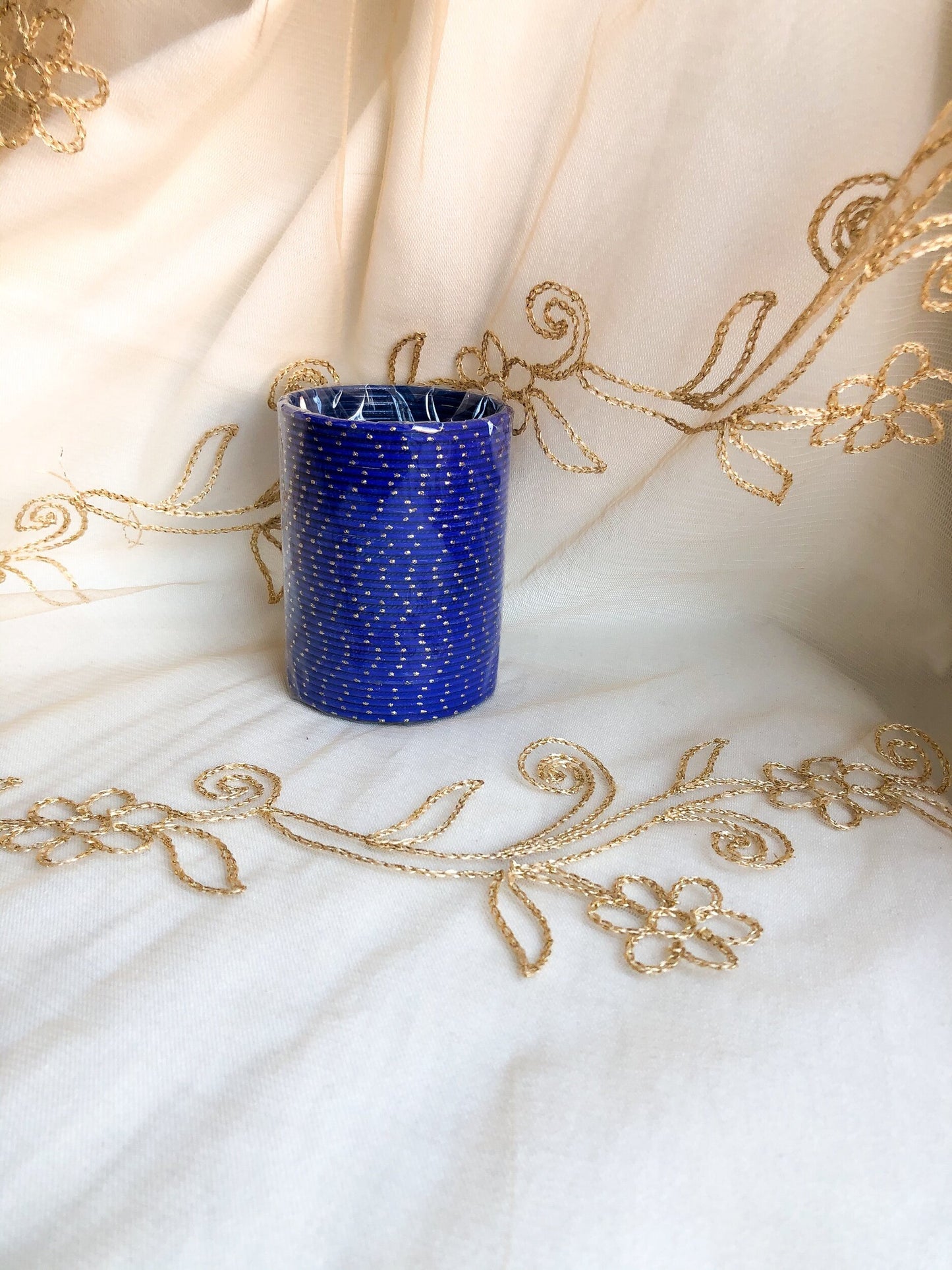 ‘Royal Blue’ Glitter Bangles Pack