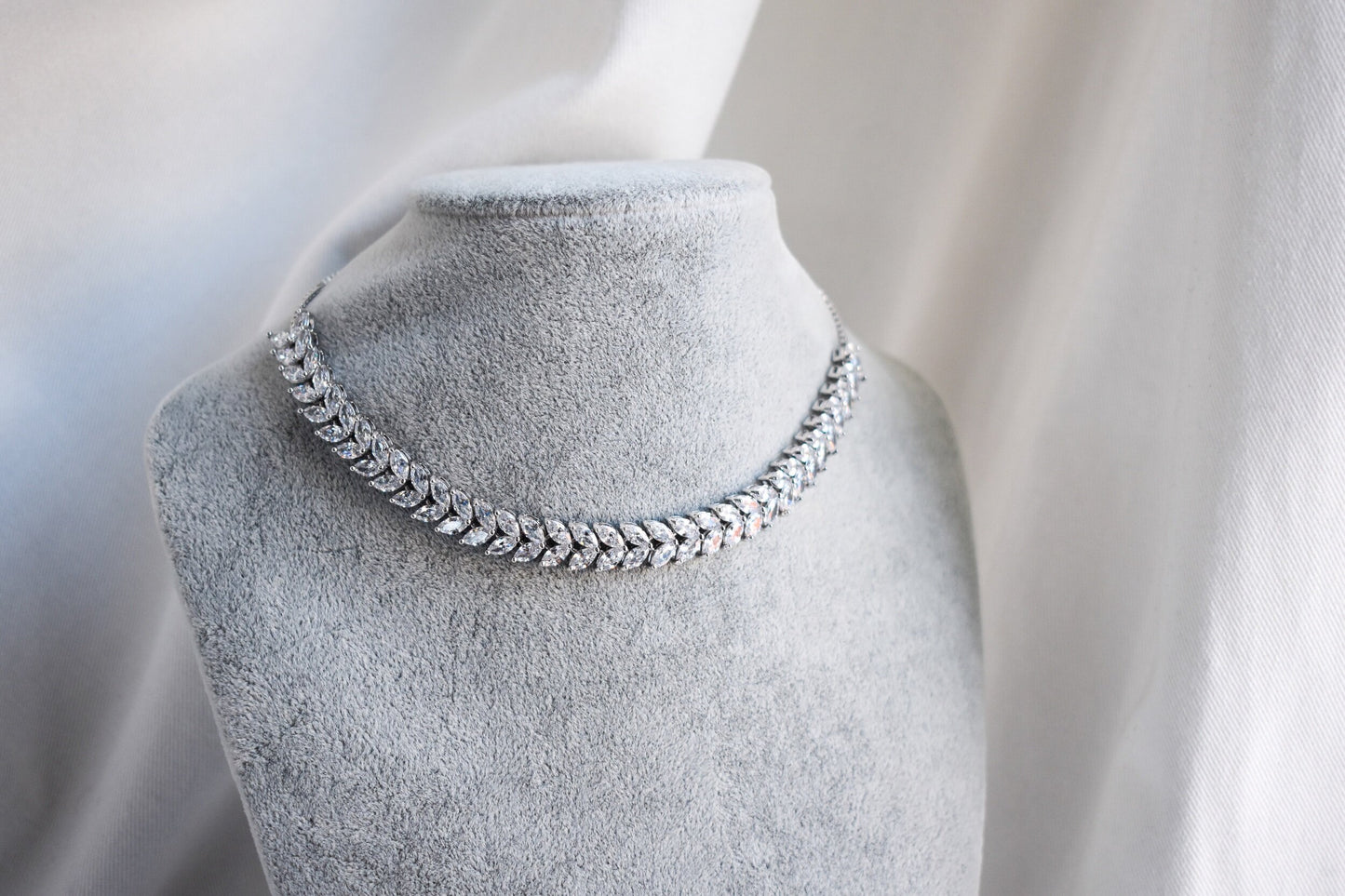 ‘Diana’ American Diamond Choker