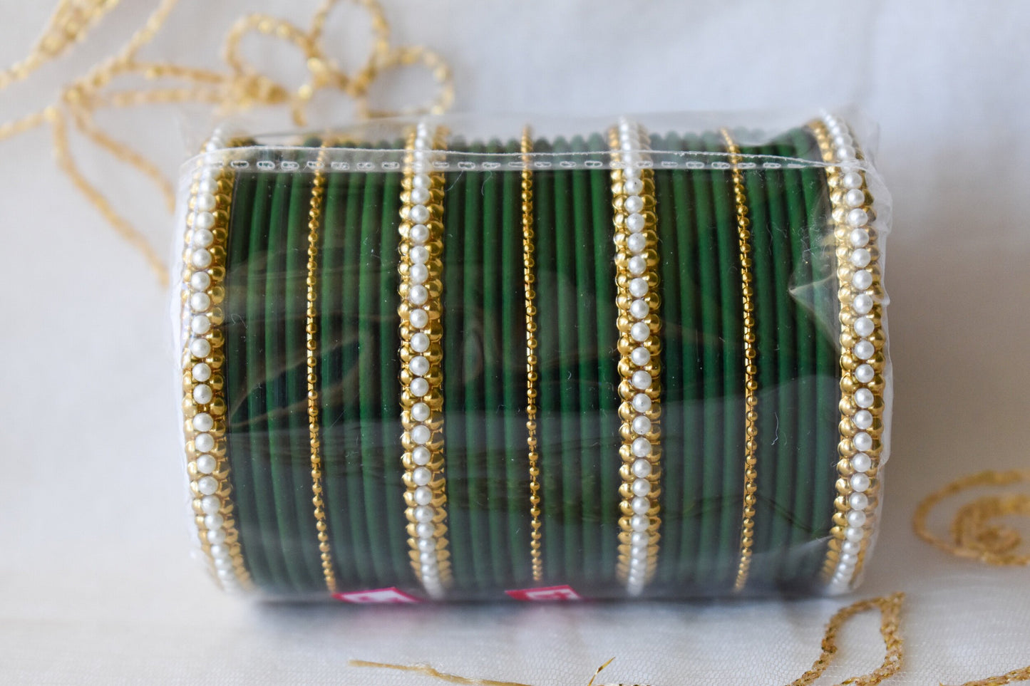 ‘Forest Green’ Bangle Set