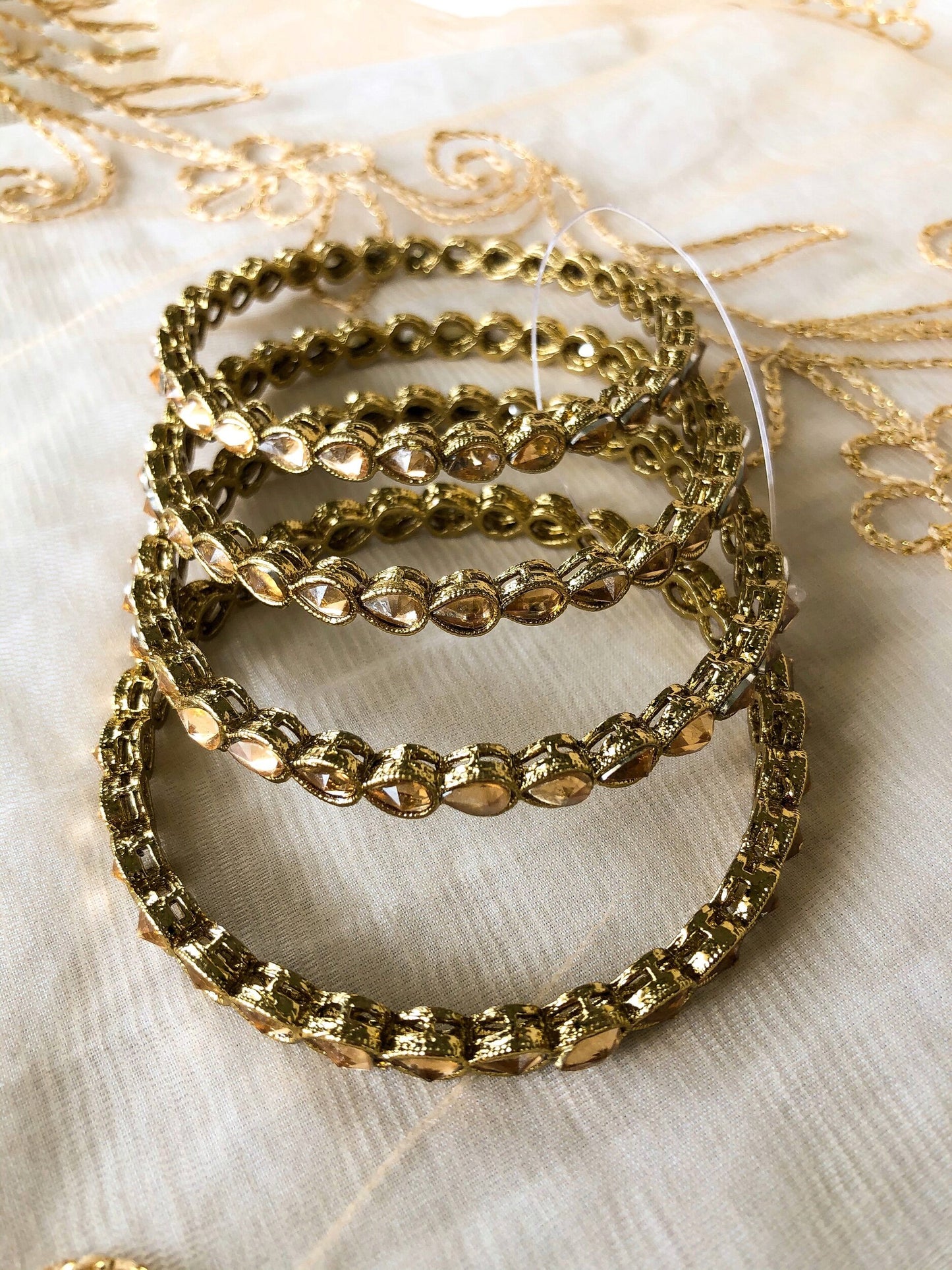 Polki Bangle Set