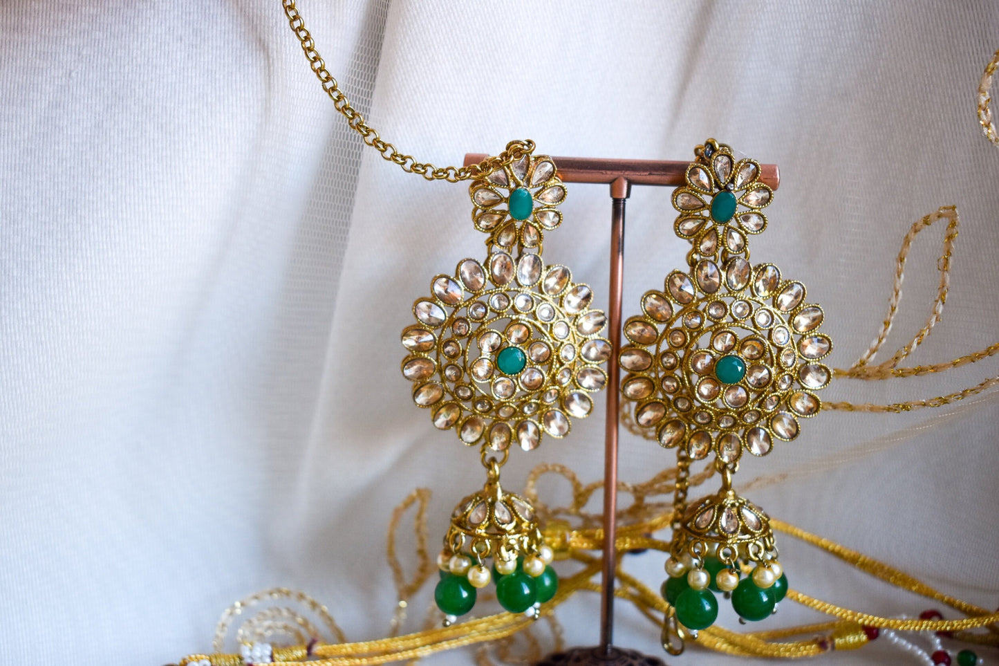 Sonia Full 6-Piece Bridal Set - Green