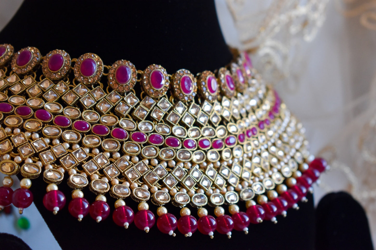 Sonia Full 6-piece Bridal Set - Plum