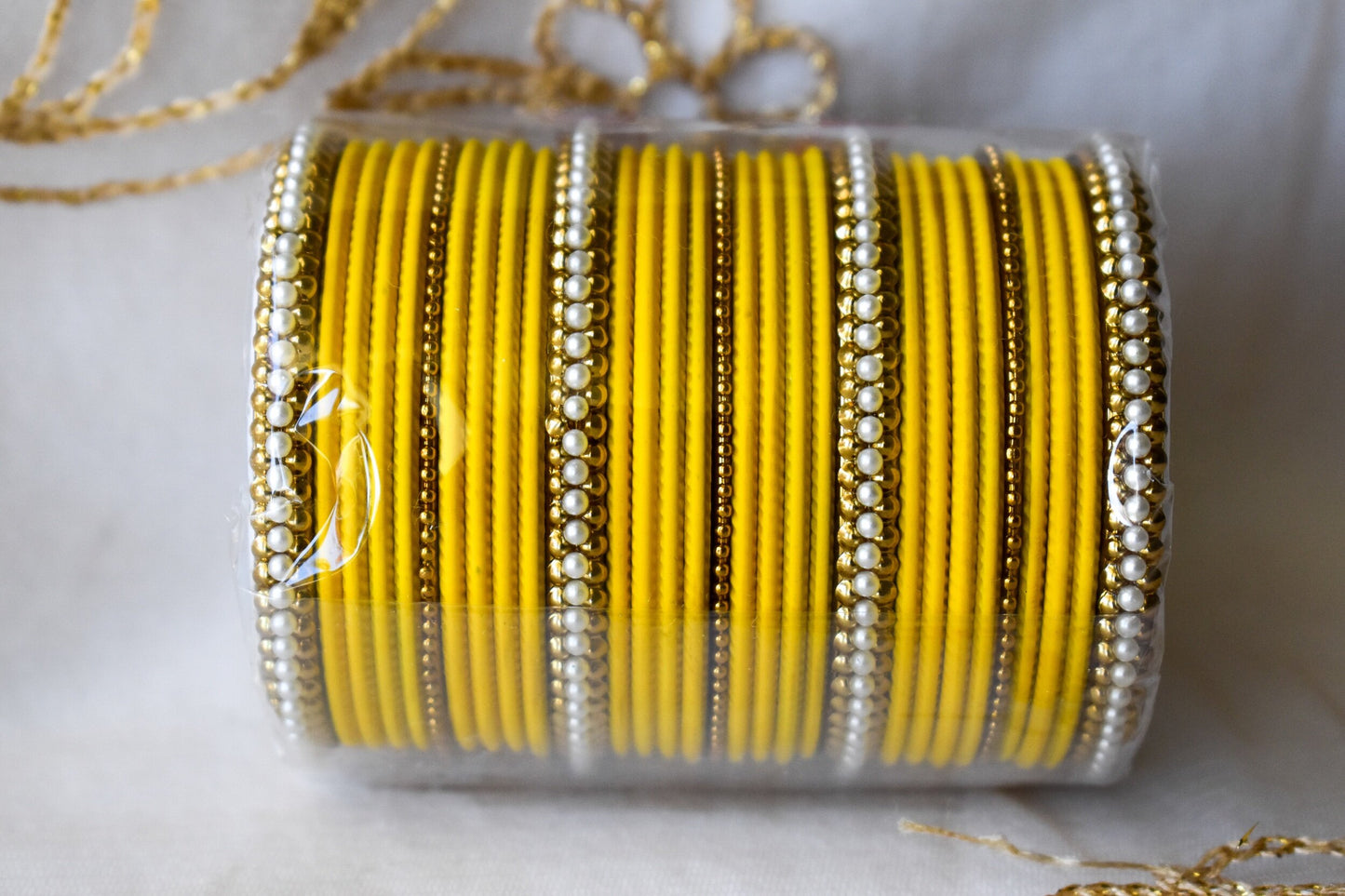 ‘Canary Yellow’ Bangle Set