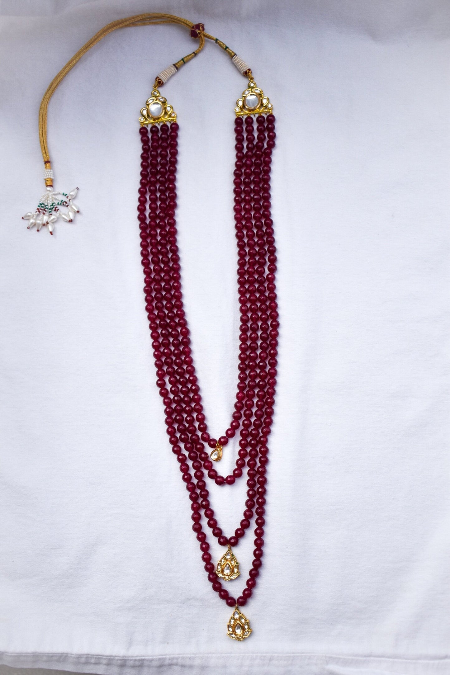 Grooms Mala - Burgundy