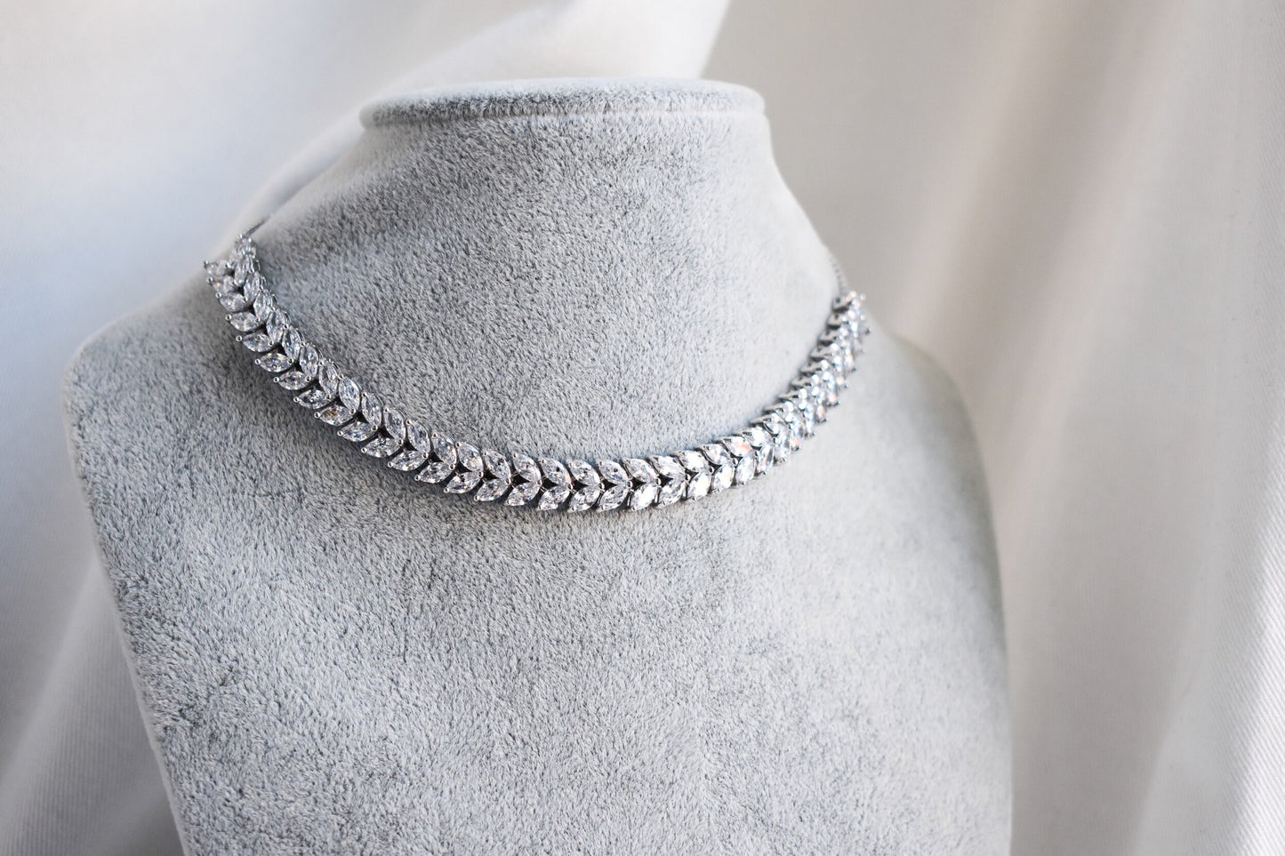 ‘Diana’ American Diamond Choker