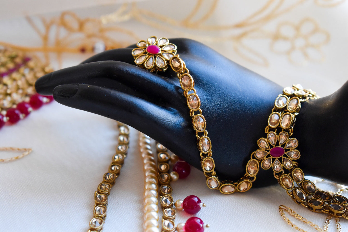Sonia Full 6-piece Bridal Set - Plum