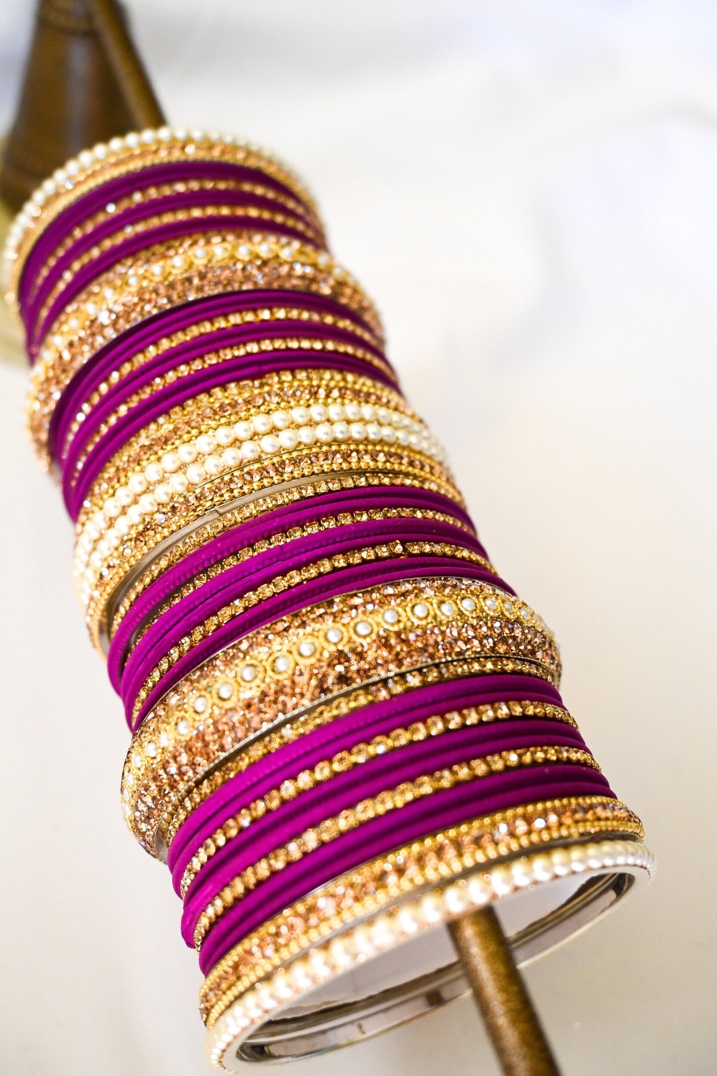 ‘Stargazing’ Bangle Set - Violet