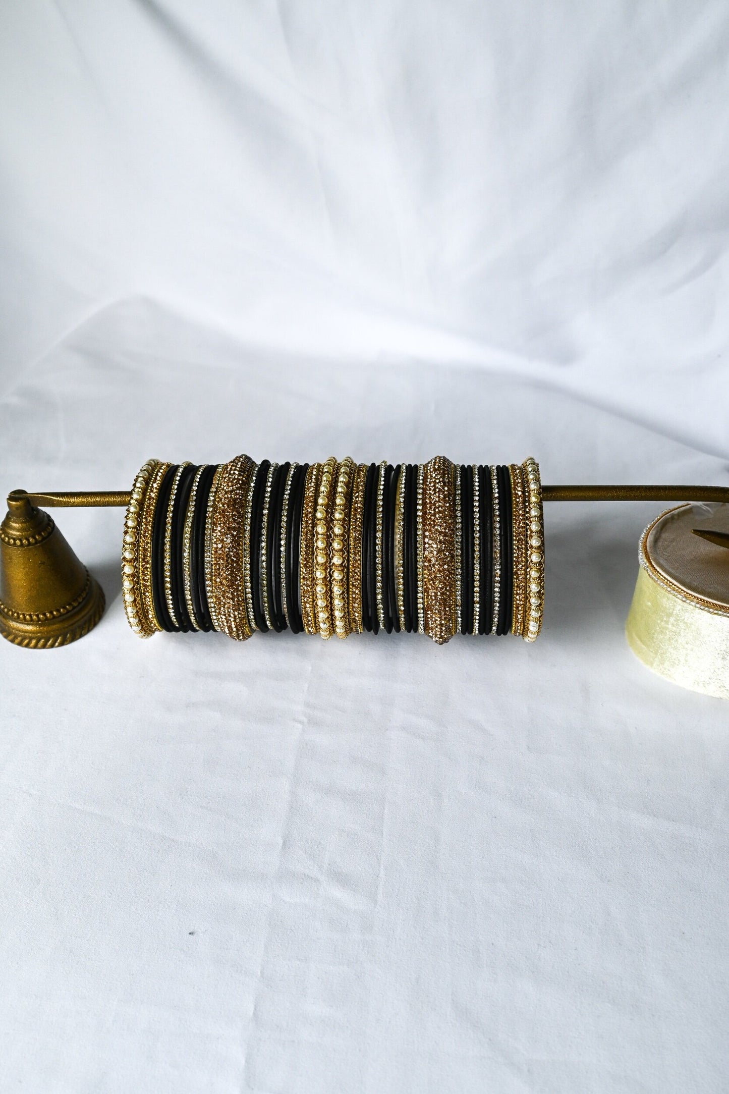 ‘Hermosa’ Bangle Set - Black