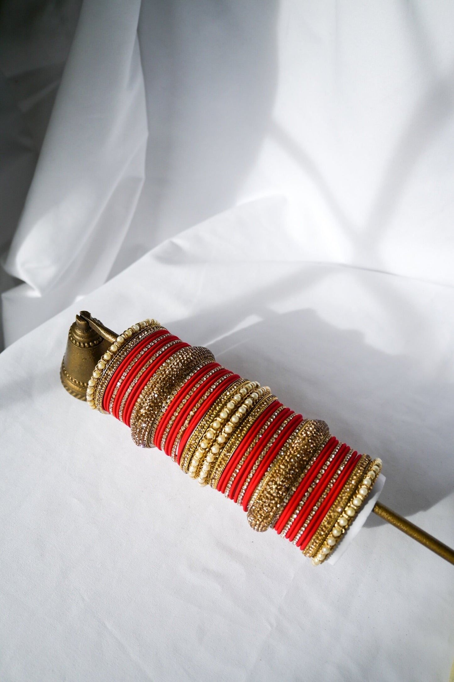 ‘Hermosa’ Bangle Set - Red