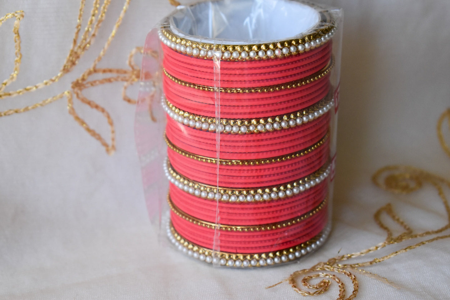 ‘Grapefruit’ Bangle Set