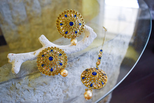 ‘Sugar Beat’ Tikka Set - Dark Blue