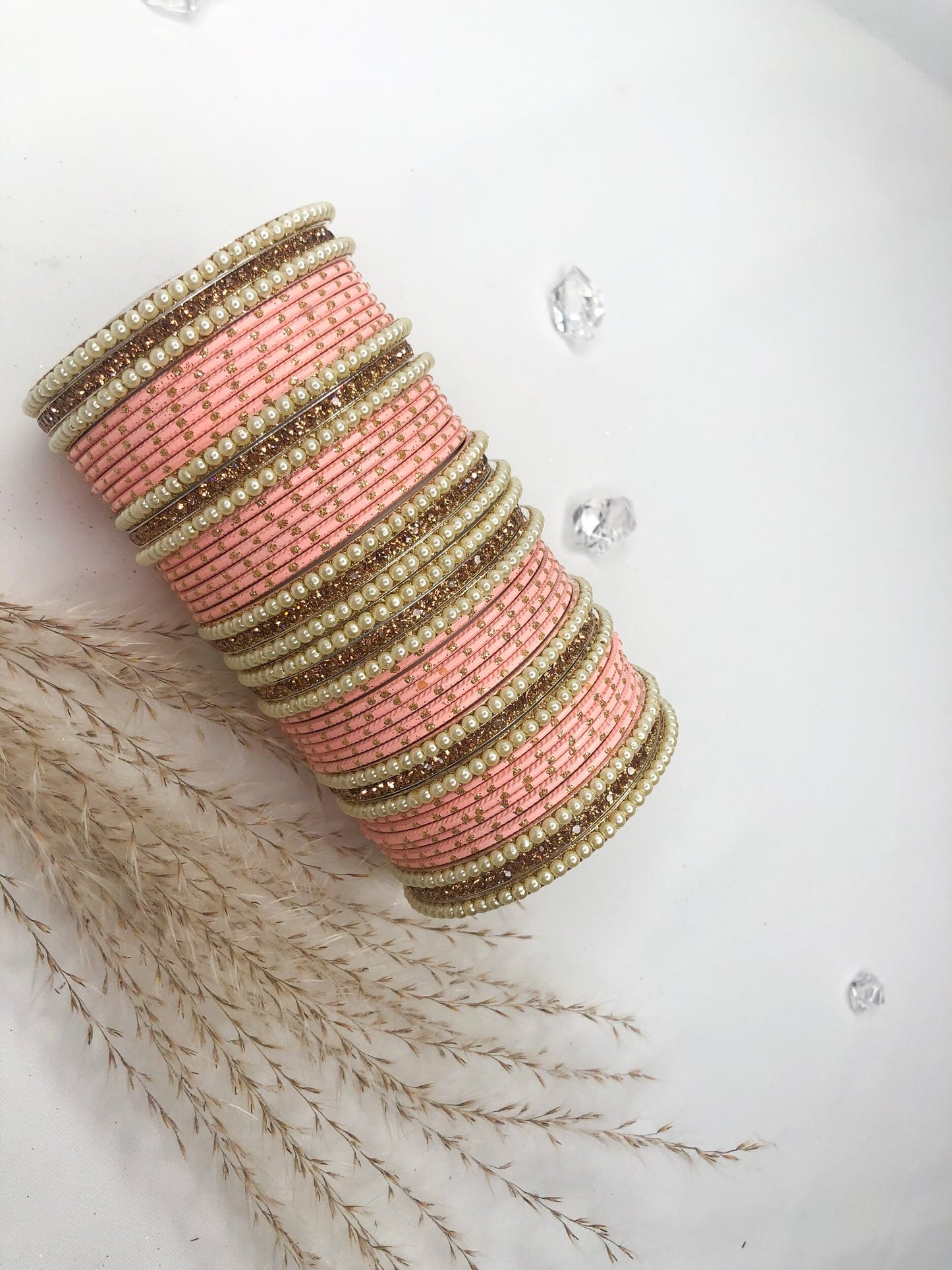 'Princess Peach' Bangle Set