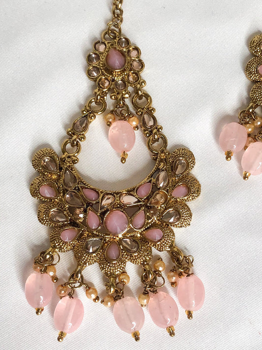 ‘Dolce Vita’ Tikka Set - Baby Pink