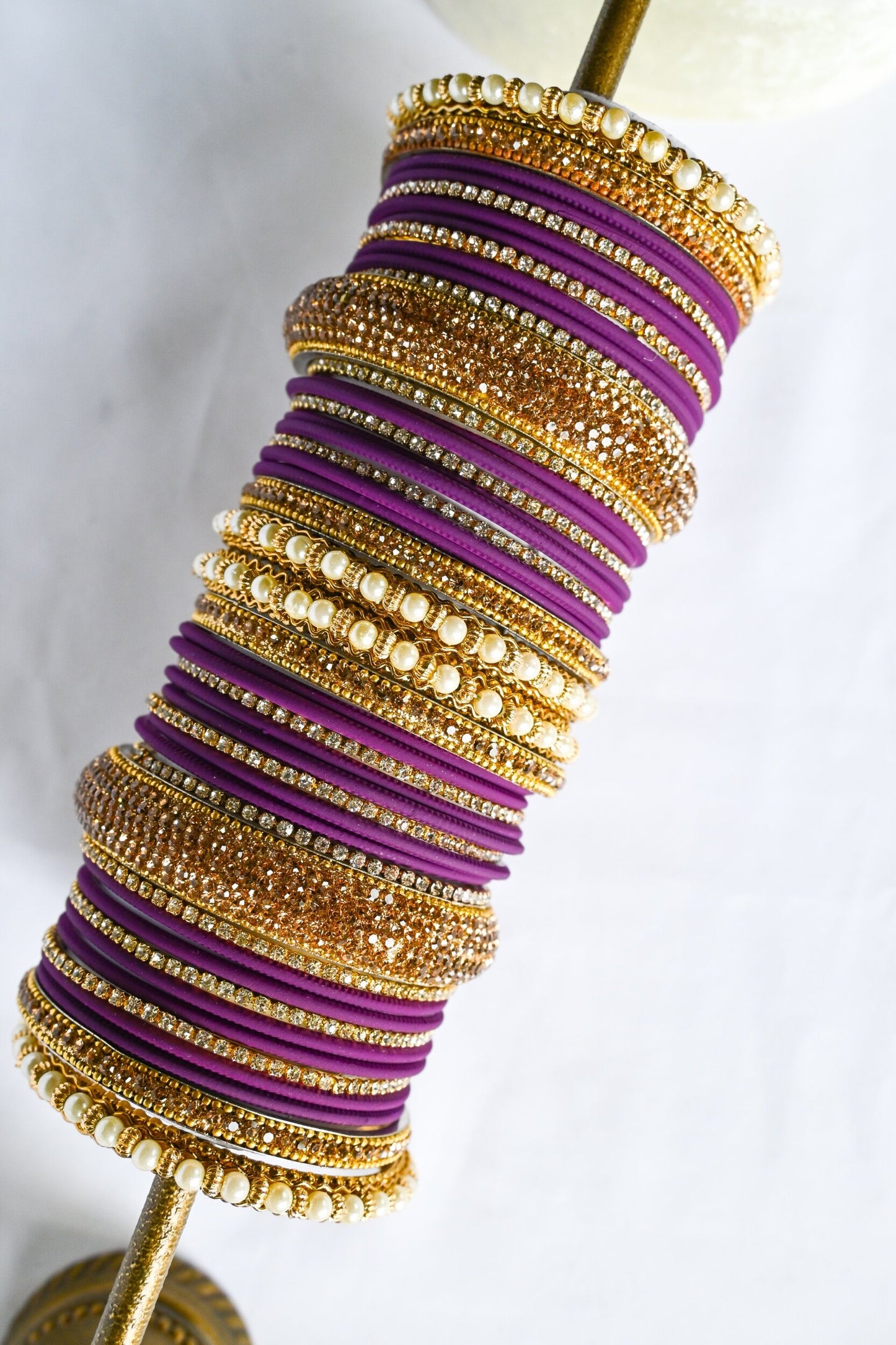 ‘Hermosa’ Bangle Set - Violet