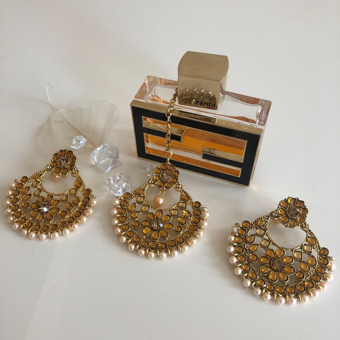 Classic Kundan Tikka Set