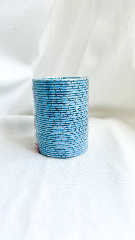 ‘Powder Blue’ Glitter Bangle Pack