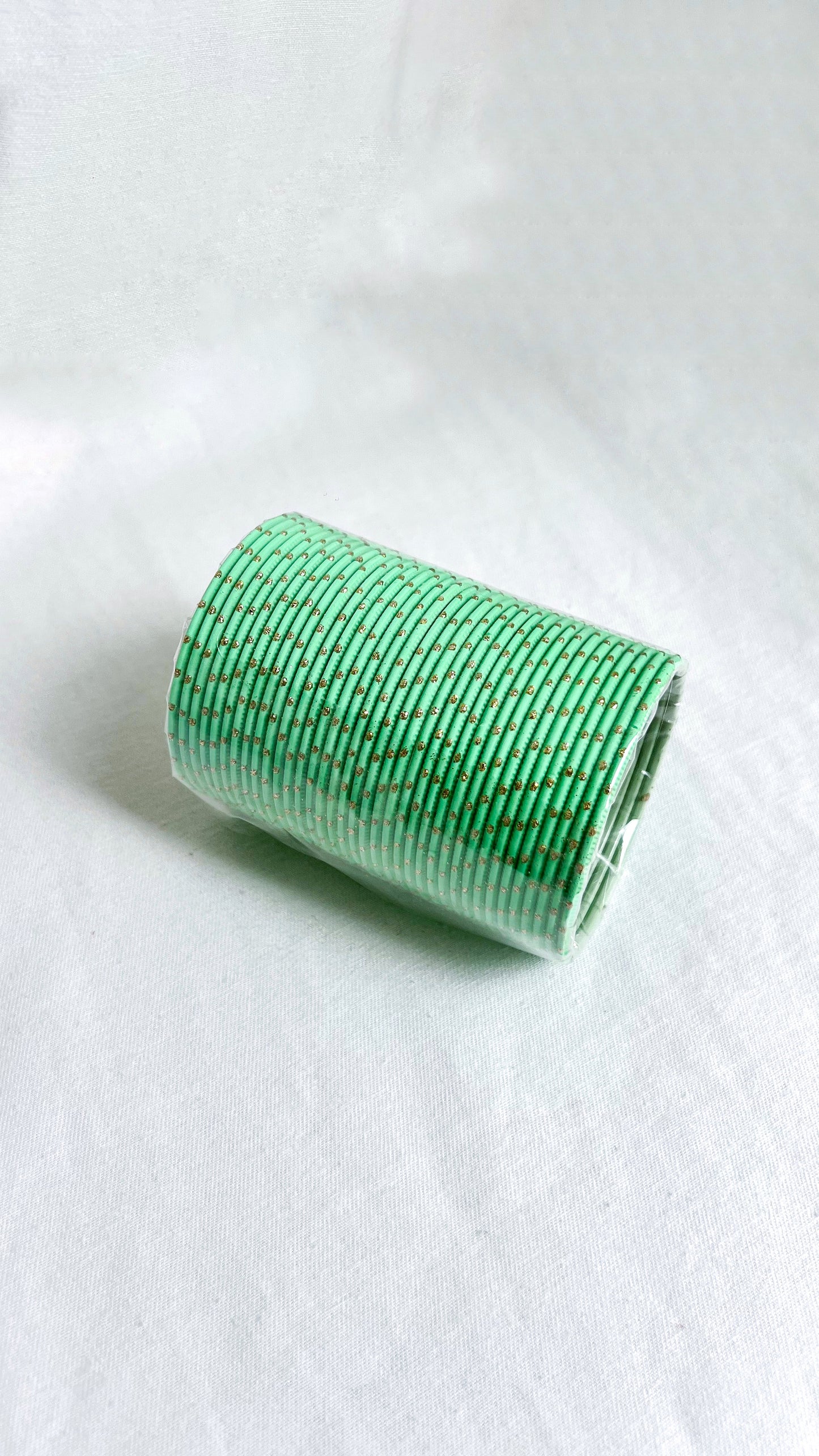 'Mint Green’ Glitter Bangle Pack