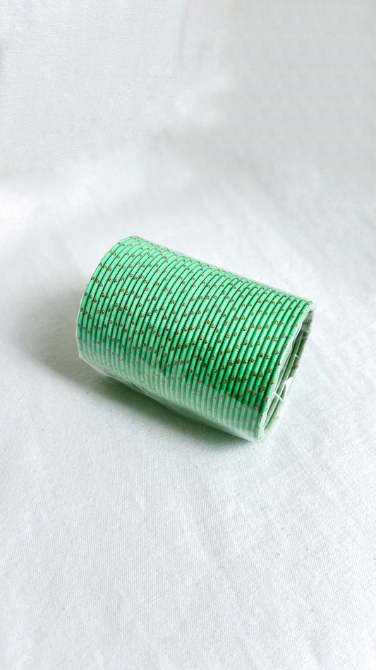 'Mint Green’ Glitter Bangle Pack