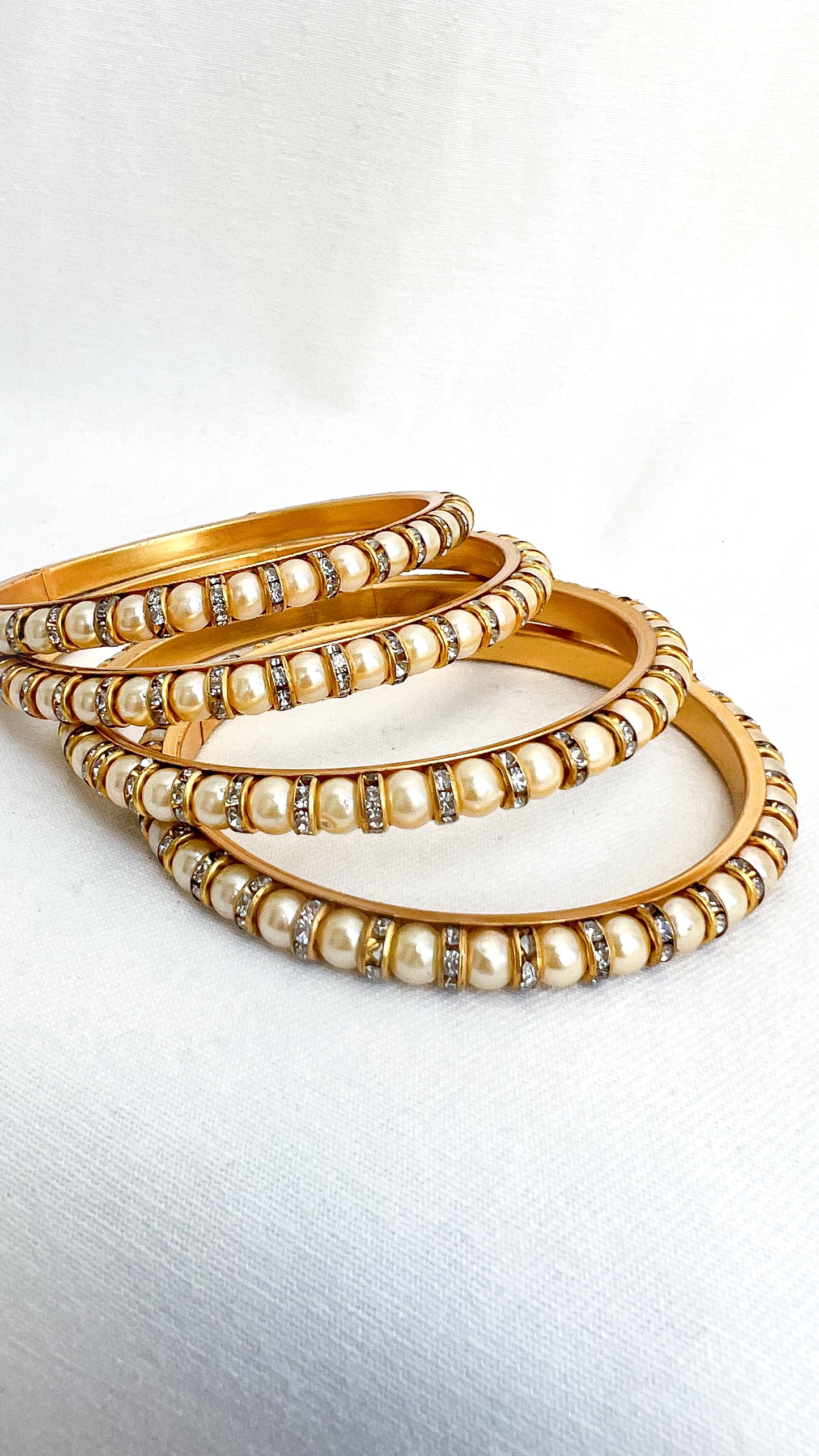 ‘Pretty Girl Pearl III’ Bangles