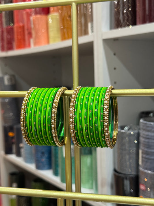 ‘Matcha Meena’ Bangle Stack (price per hand)