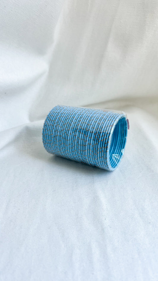 ‘Powder Blue’ Glitter Bangle Pack