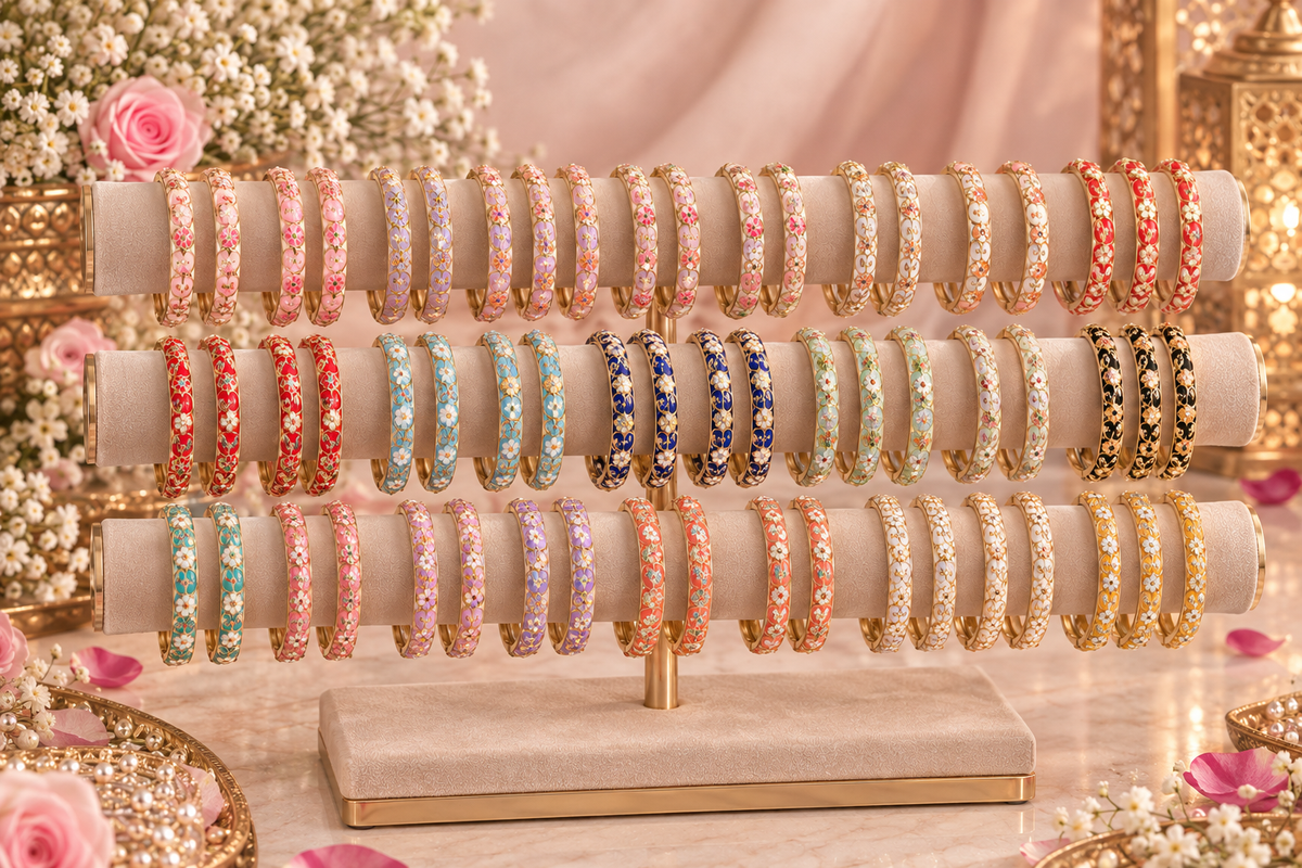 Enamel Bangles - price per pair