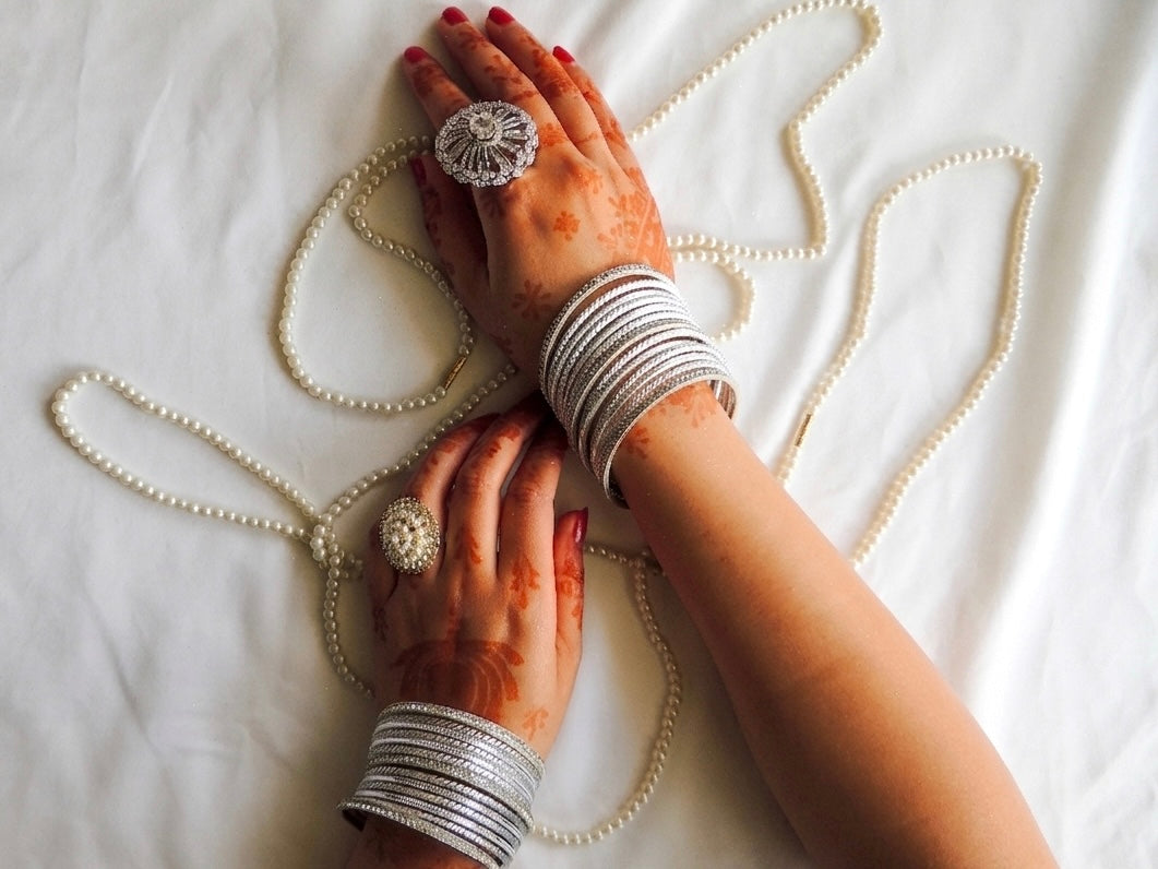 ‘Liliana’ Bangle Stack - Silver