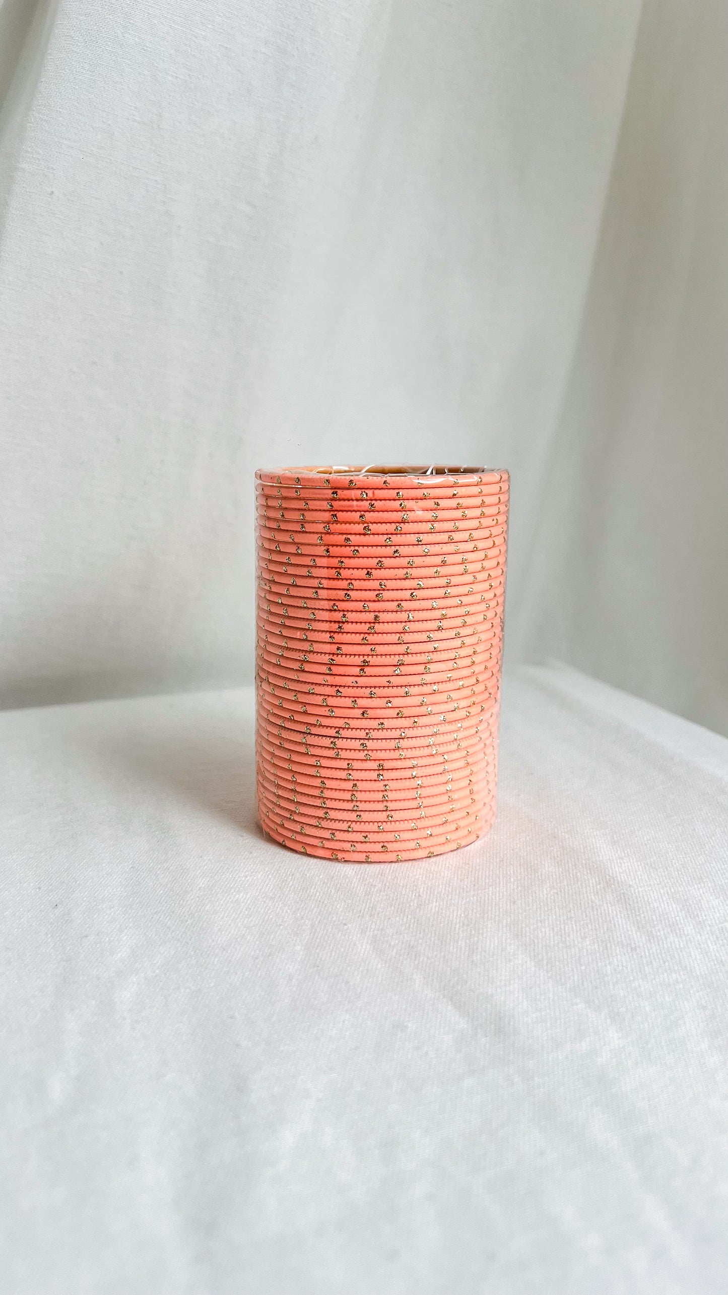 ‘Peach’ Glitter Bangle Pack