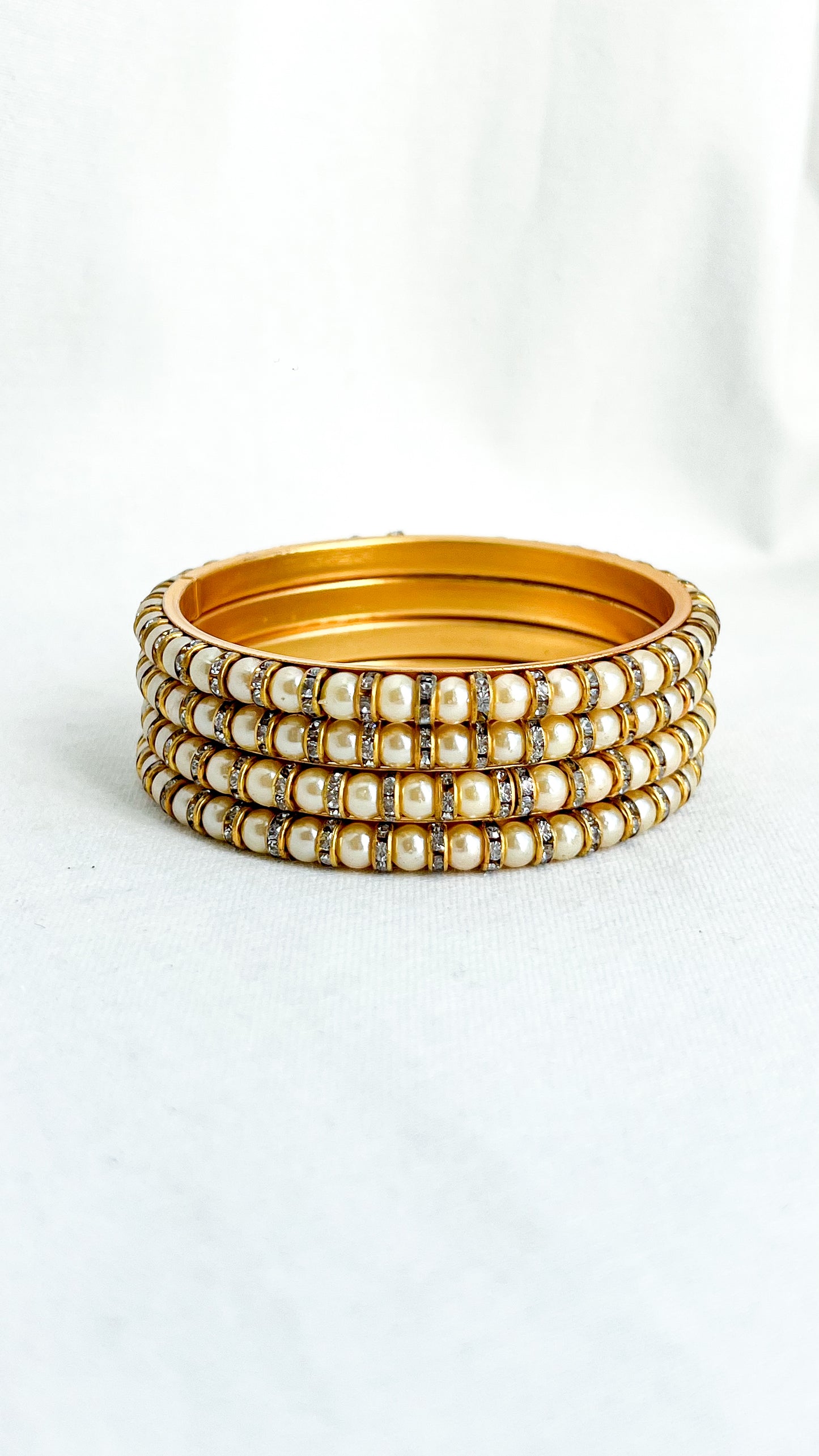 ‘Pretty Girl Pearl III’ Bangles