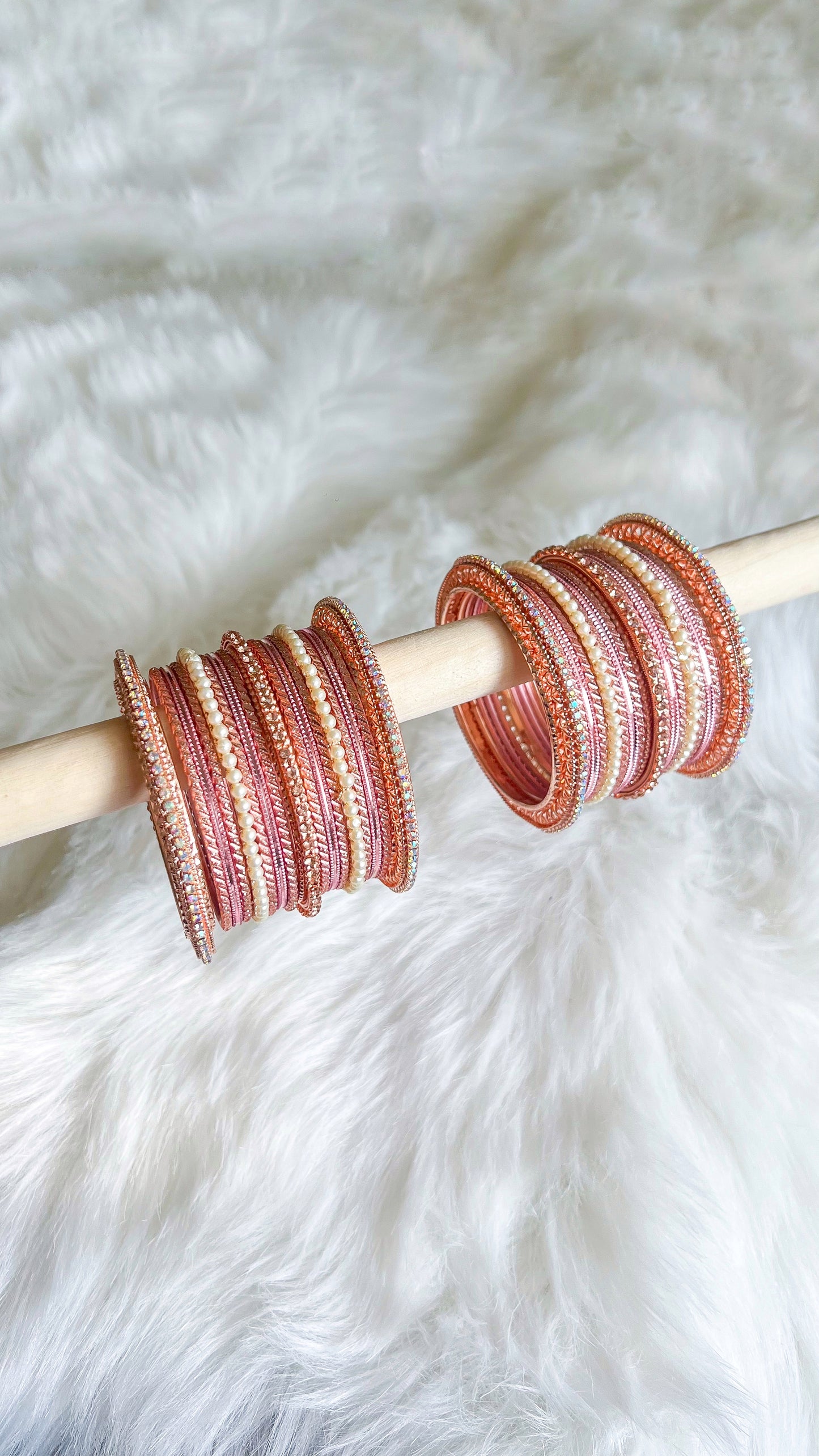 Rose Gold Bangle Stack I