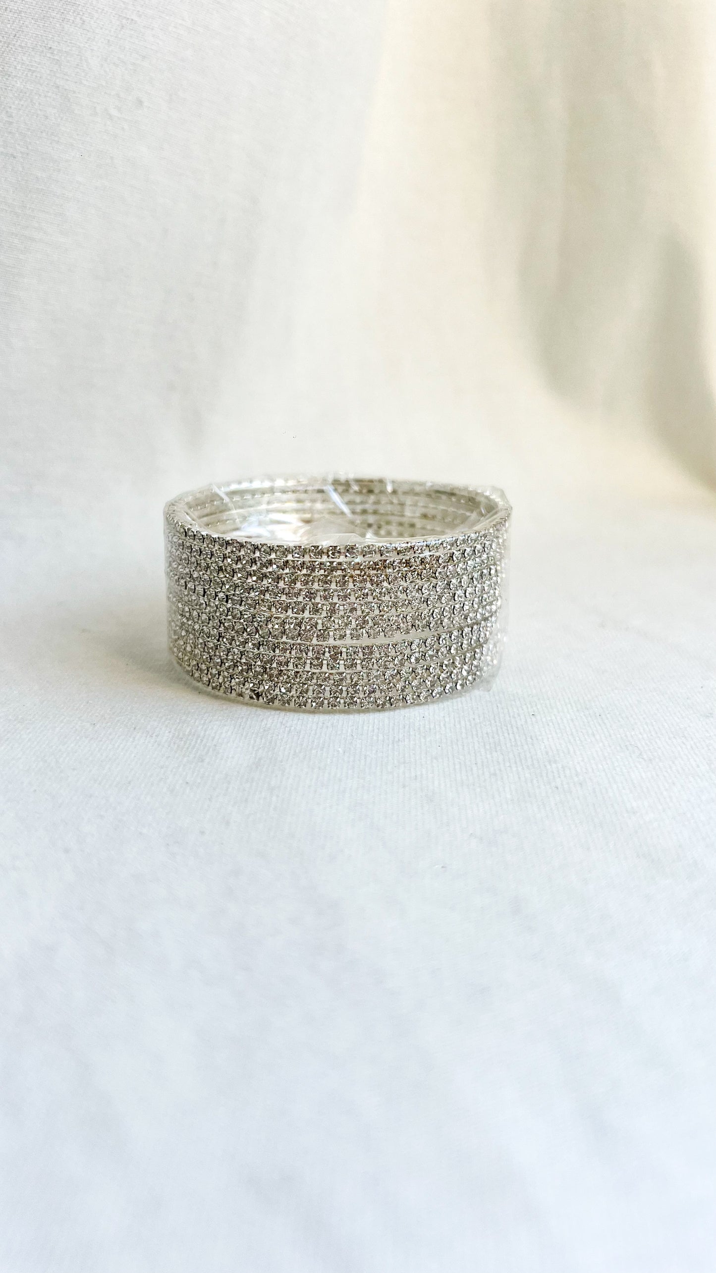 Silver Stone Bangles