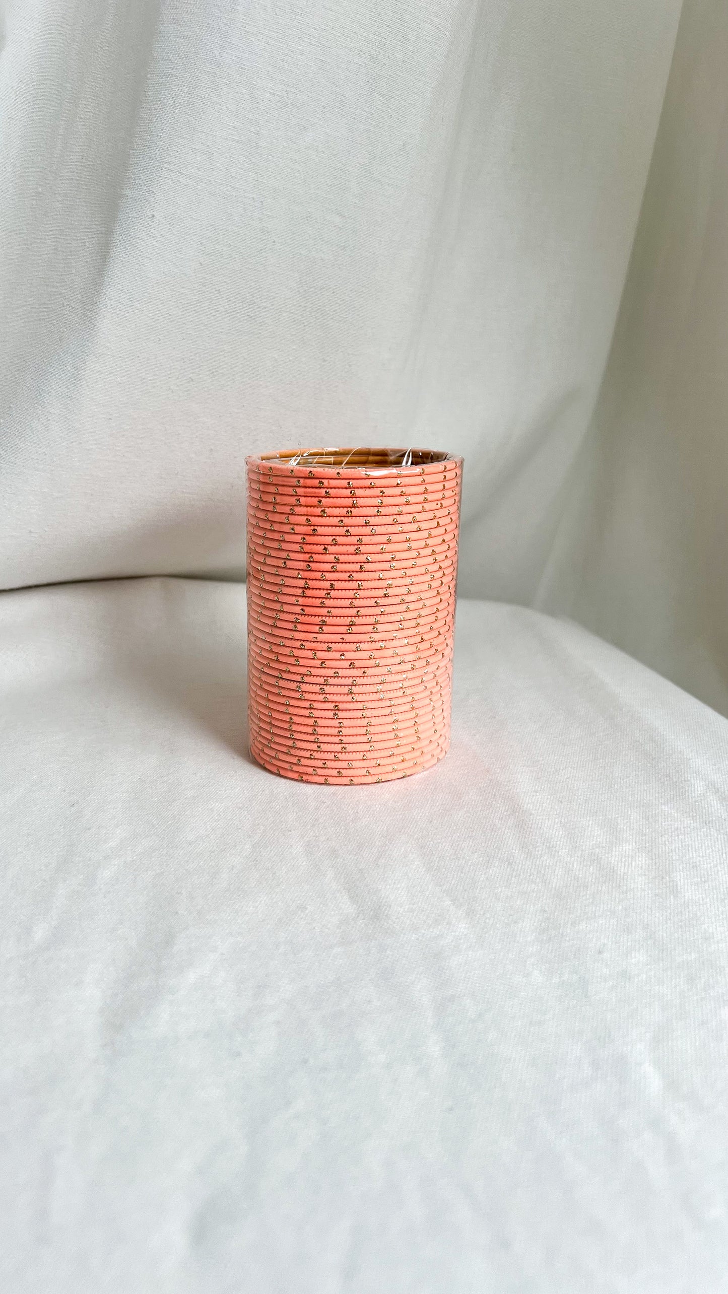 ‘Peach’ Glitter Bangle Pack