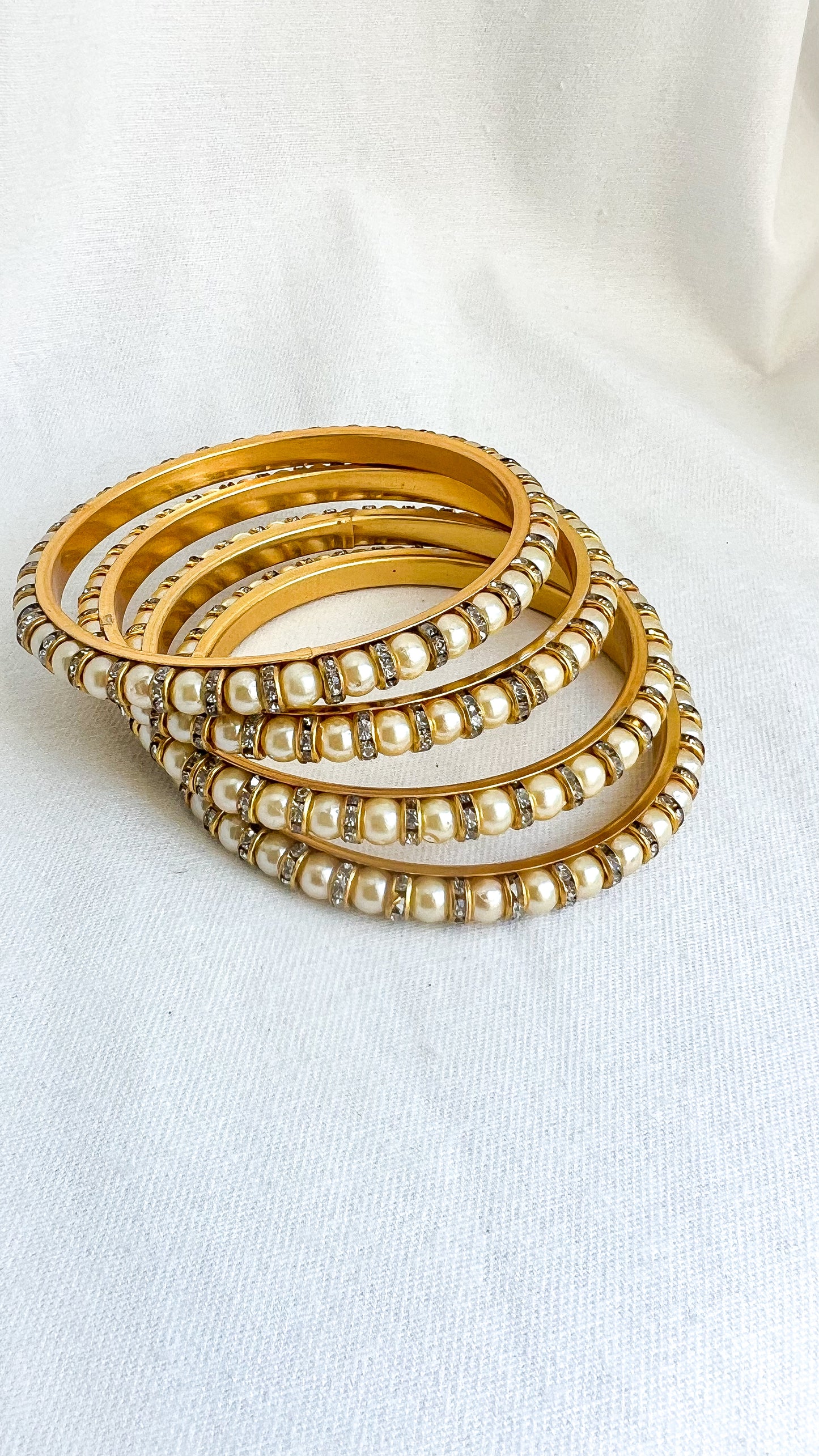 ‘Pretty Girl Pearl III’ Bangles