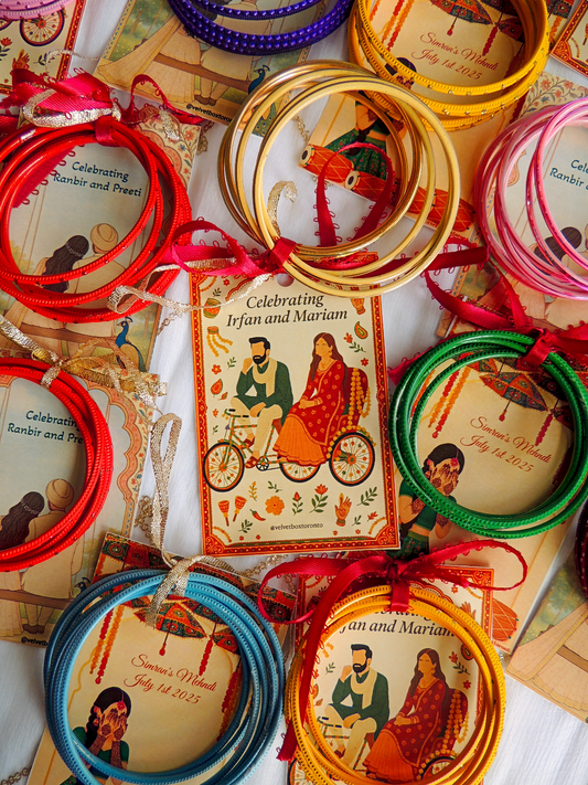 Custom Wedding Favors | Ready to Gift | Bangles, Tikka, or Chocolate