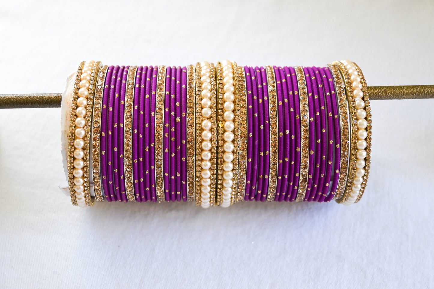 ‘Dream’ Bangle Set - Violet